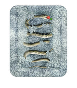 Harrods Decorative Serving Tray with Snake and Apple Design 48cm x 60cm- Buy online at McGrocer