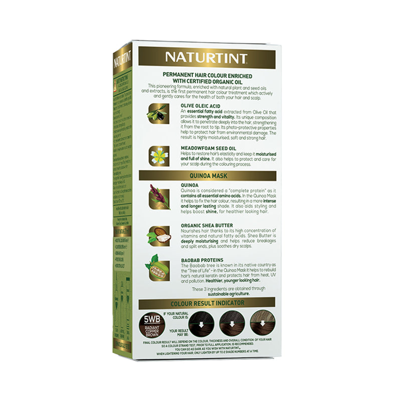 Naturtint hair colour gel Copper Brown 5WB, UK version