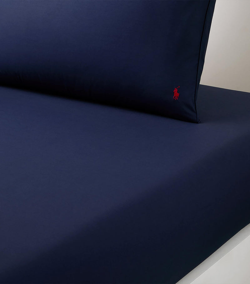 Ralph Lauren Cotton Player single fitted sheet 90cm x 200cm, imported from the UK