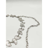 SVNX butterfly chain belt 110cm silver, UK version