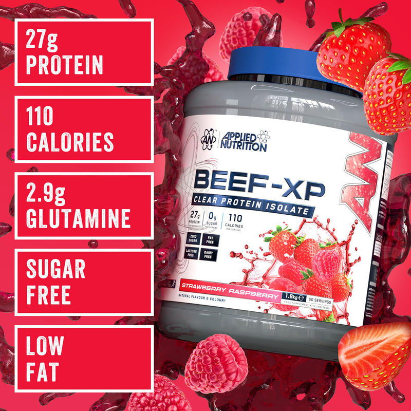 Applied Nutrition Beef XP 1.8kg strawberry raspberry - British product