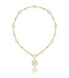 Boodles Be Bold necklace with diamonds in yellow gold (British brand)