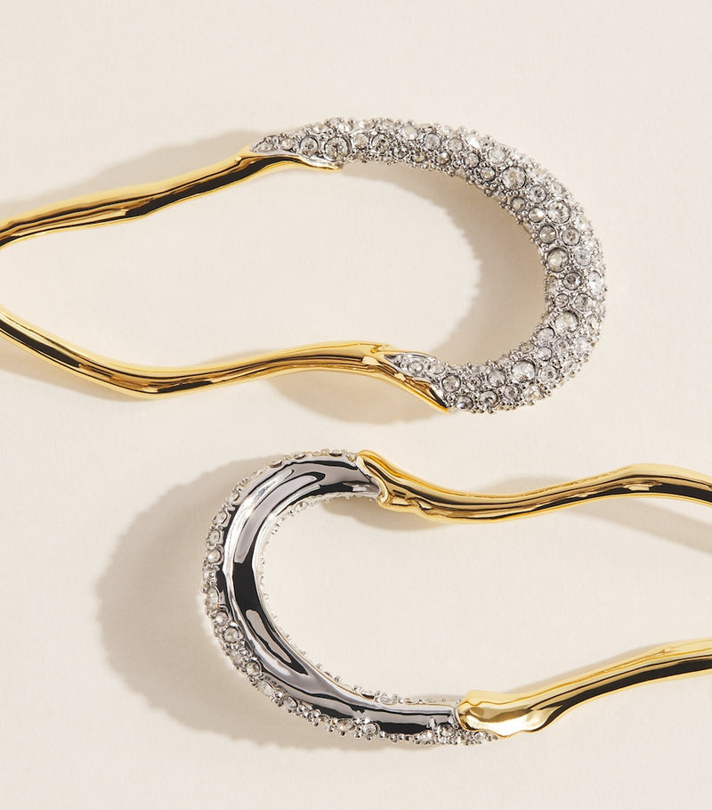 Alexis Bittar gold-plated Solanales crystal drop earrings, UK version
