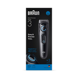 Holland & Barrett Braun Beard Trimmer Series 3 with 3 Styling Tools, 40 Length Settings, Sharp Blade, Black- Buy online at McGrocer