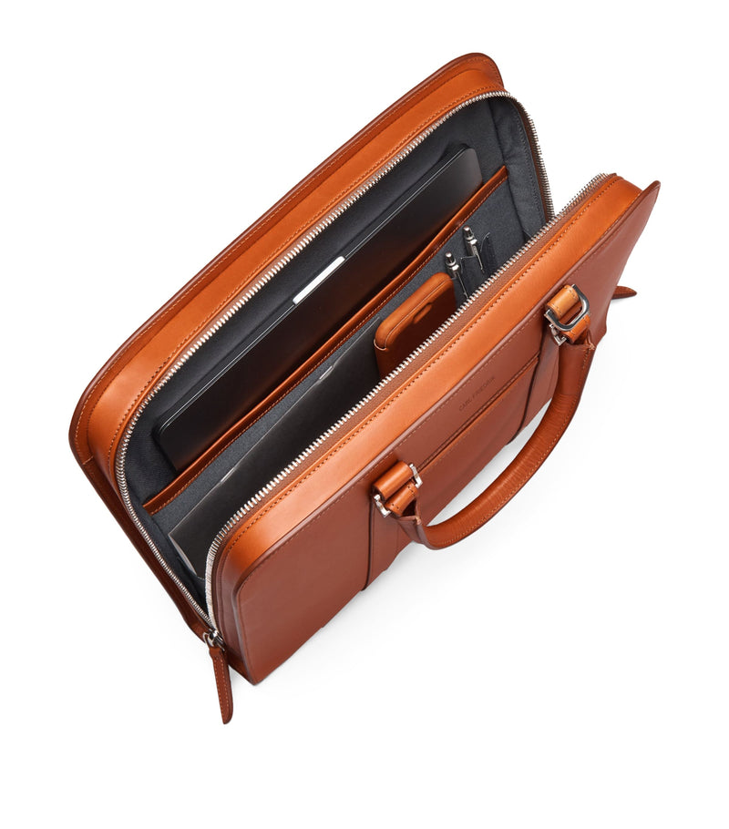 Carl Friedrik Palissy leather briefcase, imported from the UK