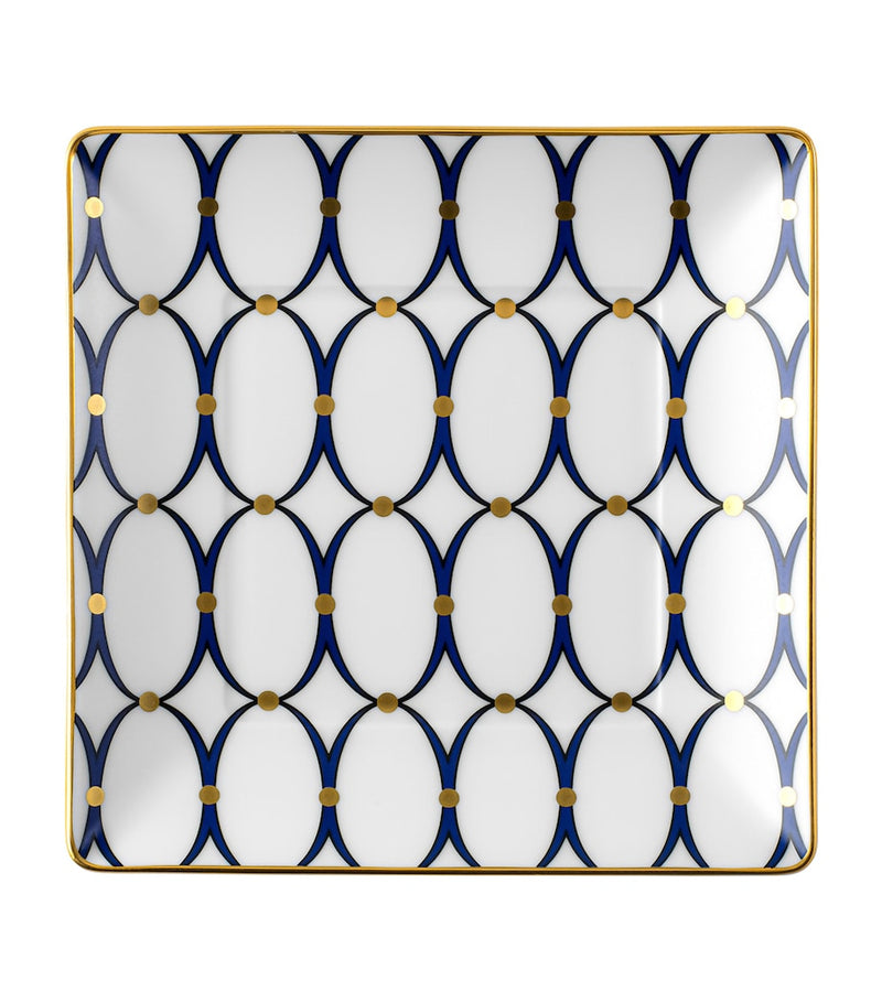 Wedgwood Renaissance Gold Square Tray 14cm x 14cm (British brand)