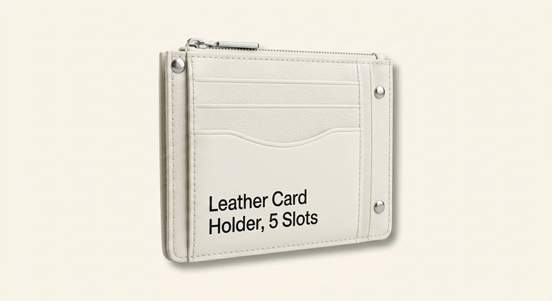 Prada leather card holder with Triangle logo 8x10cm - British product