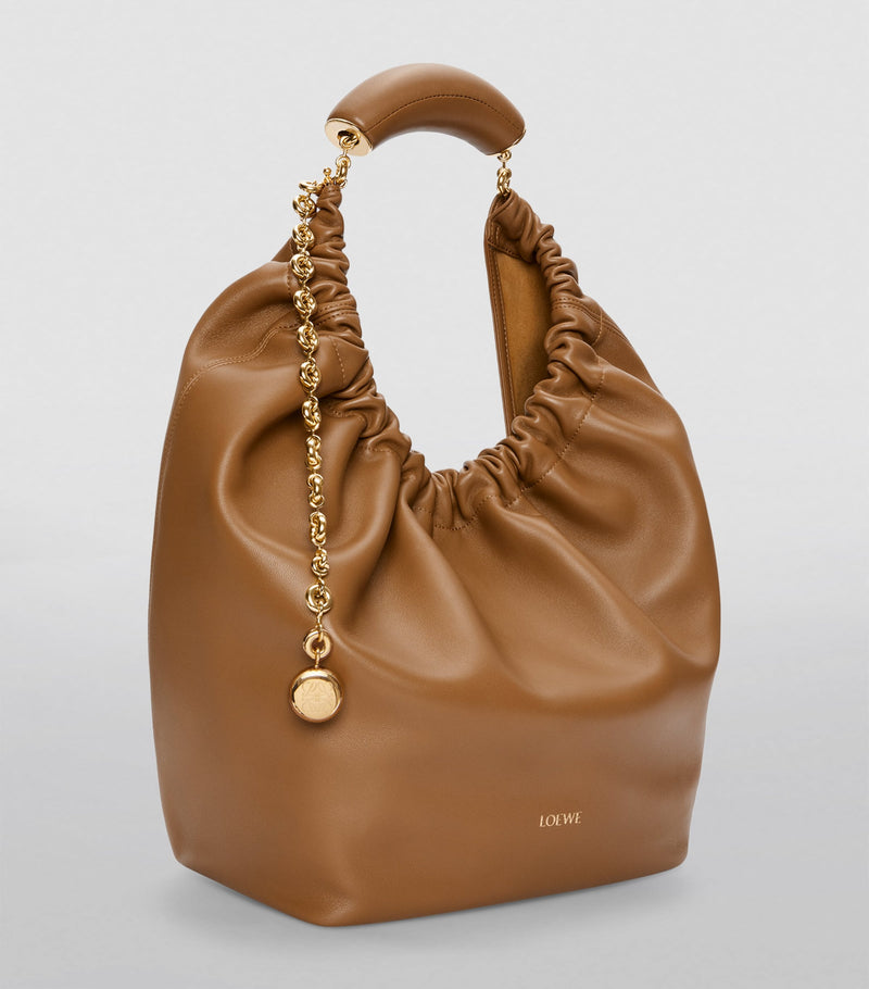 LOEWE Squeeze top-handle nappa lambskin bag - British product