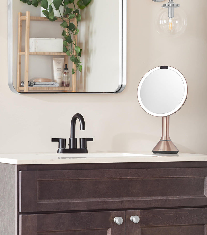 Simplehuman round sensor makeup mirror (British brand)