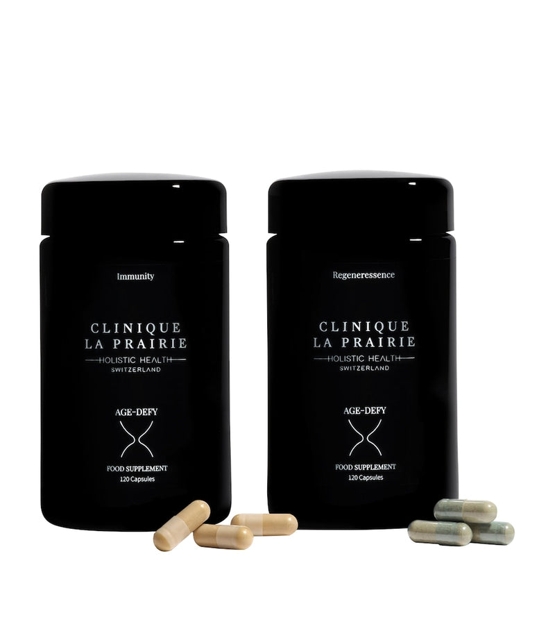 Clinique La Prairie Age-Defy Immunity and Regeneressence 240 capsules, imported from the UK