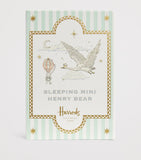 Harrods Mini Sleeping Henry Bear plush toy 10.5cm, UK version