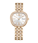 Harrods Piaget Sixtie Rose Gold and Diamond Watch 29mm- Buy online at McGrocer