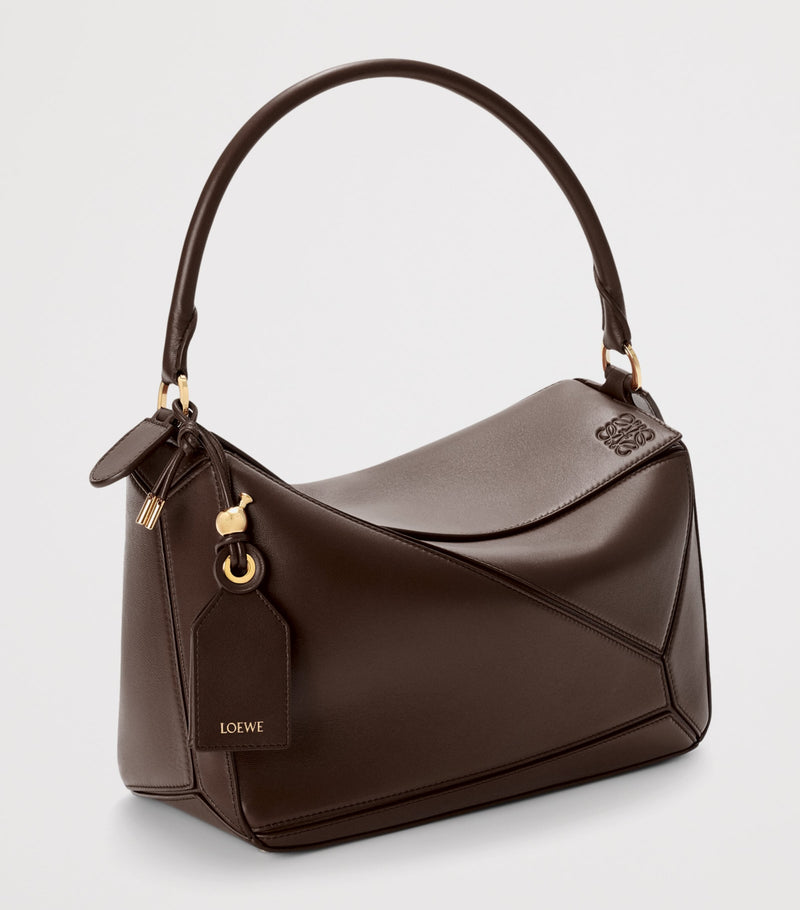 LOEWE Puzzle top-handle bag calfskin leather medium, imported from the UK