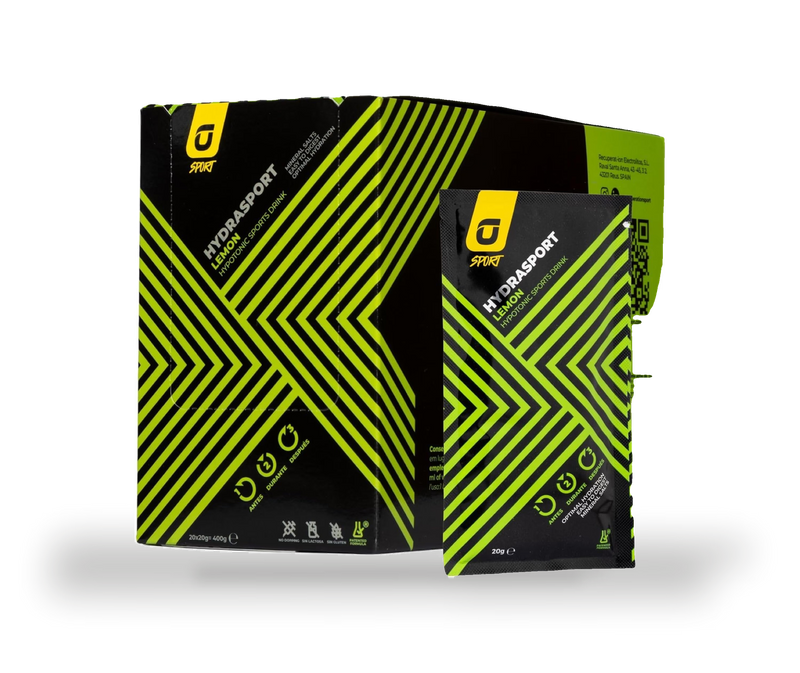 Recuperation hypotonic drink powder lemon 20 sachets, imported from the UK