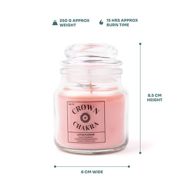 Myga Seven Chakra Candles Crown, imported from the UK