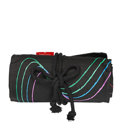 Harrods Black Edition Colour Pencil Roll with 72 SuperSoft Pencils- Buy online at McGrocer