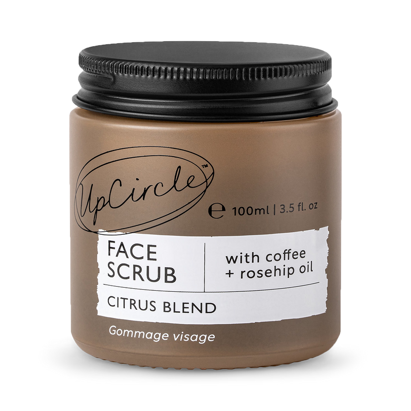 UpCircle Face Scrub Citrus Coffee Rosehip Oil 100ml (British brand)