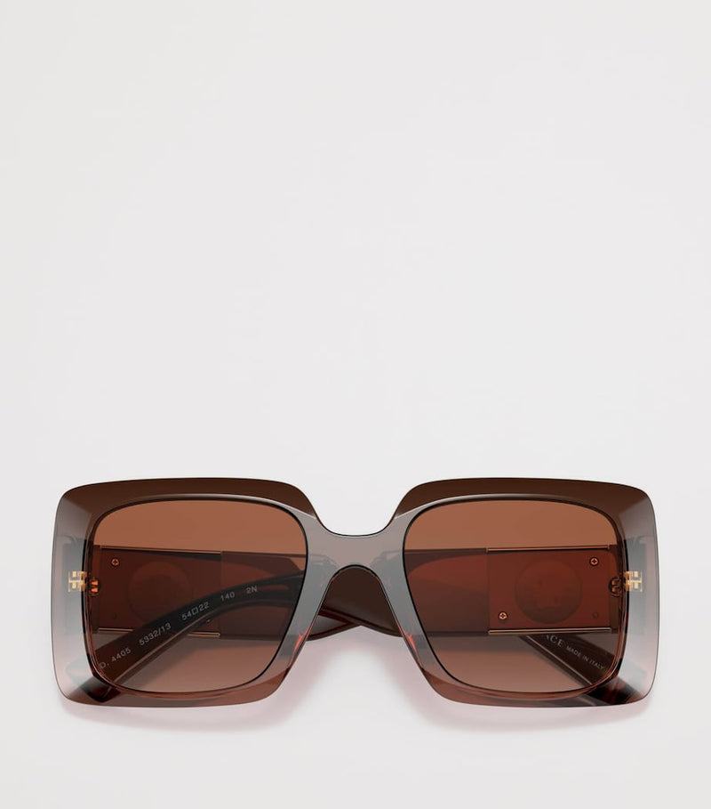 Versace acetate square gradient sunglasses, imported from the UK