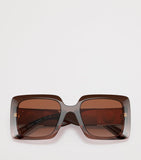 Versace acetate square gradient sunglasses, imported from the UK