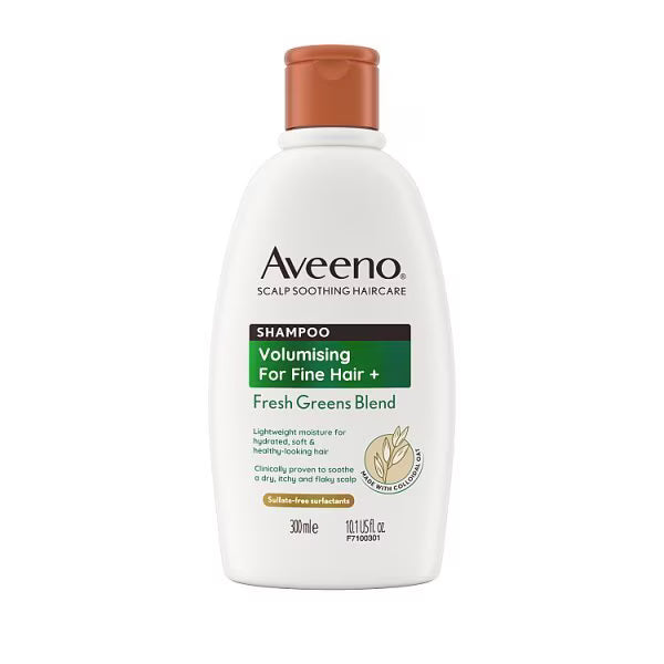 Aveeno volumising fresh greens shampoo 300ml - British product
