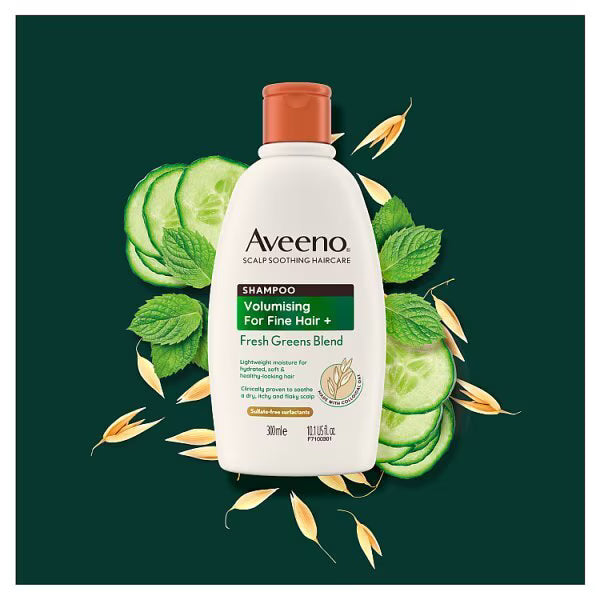 Aveeno volumising fresh greens shampoo 300ml - British product