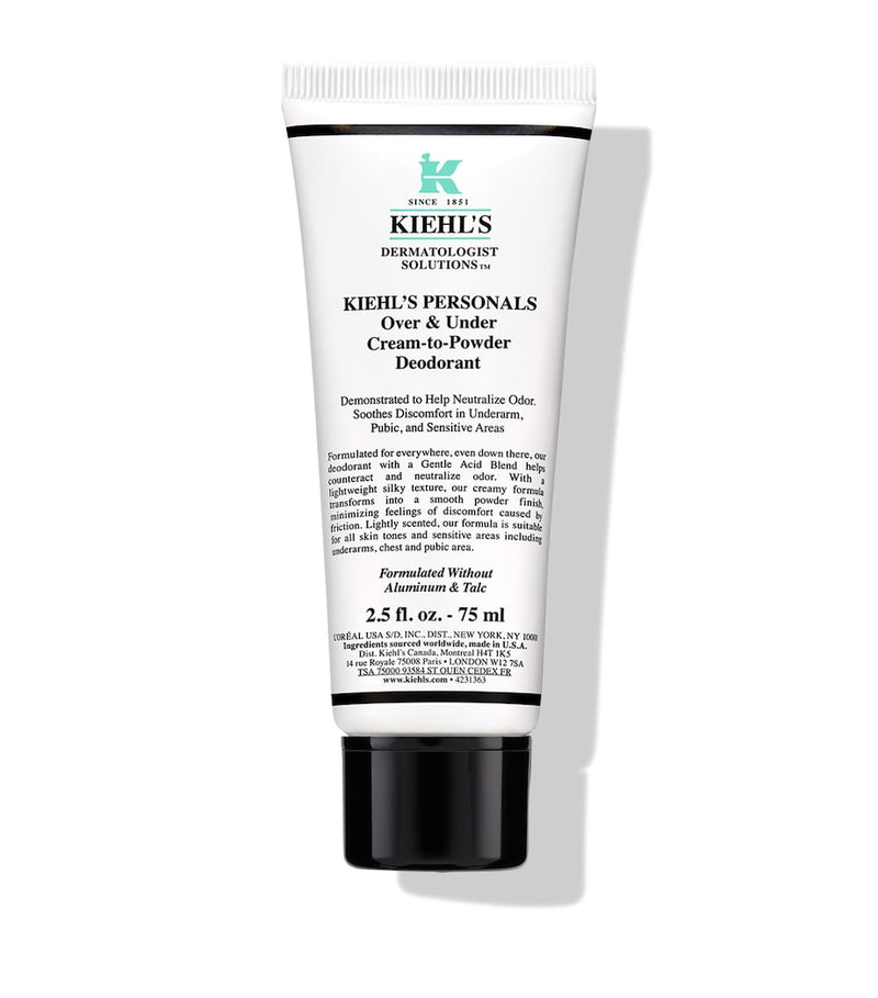 Kiehl's Over & Under Cream-To-Powder Deodorant 75ml, UK version
