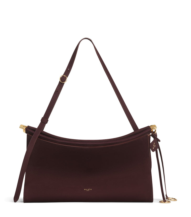 Alaïa Le Click Pocket 35 shoulder bag in nubuck leather - British product