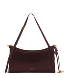 Alaïa Le Click Pocket 35 shoulder bag in nubuck leather - British product