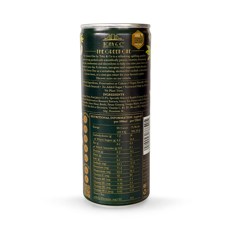 Toby & Co The Green One gift box 4x250ml, UK version