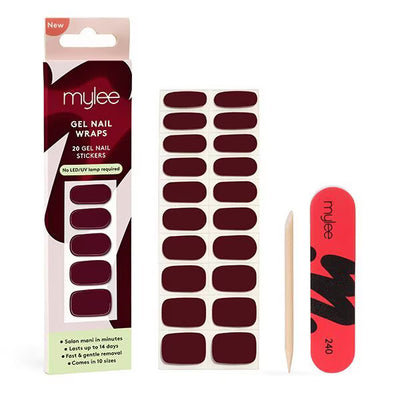 Superdrug Mylee Gel Nail Wraps Diva Manicure Kit- Buy online at McGrocer