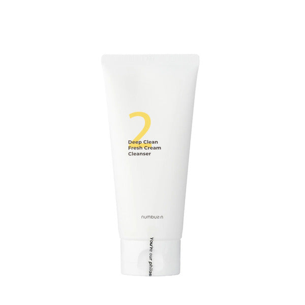 Numbuzin No.2 Deep Clean Fresh Cream Cleanser 120ml, UK version