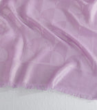 Bvlgari Calla jacquard silk wool maxi scarf (British brand)