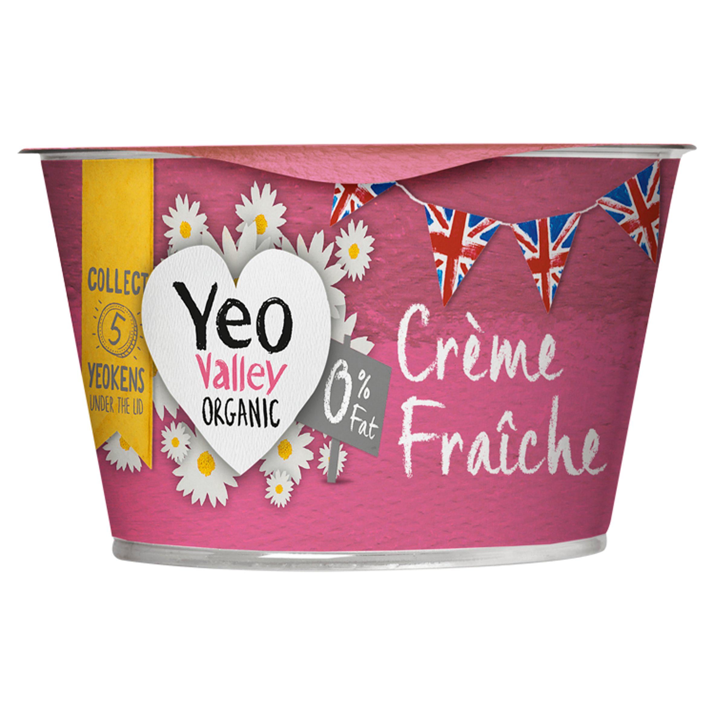 Yeo Valley Organic 0% Fat Crème Fraiche 200g GOODS Sainsburys