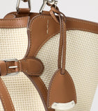 Ralph Lauren woven tote bag, luxury designer handbag, imported from the UK