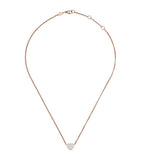 Chopard Happy Hearts pendant necklace 18kt rose gold mother-of-pearl, imported from the UK