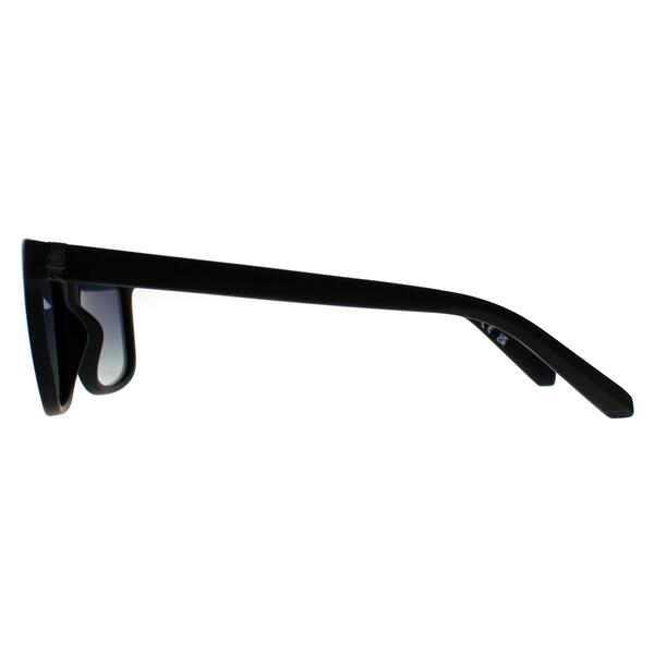Guess men's black polarised sunglasses with smoke gradient lenses, UK version
