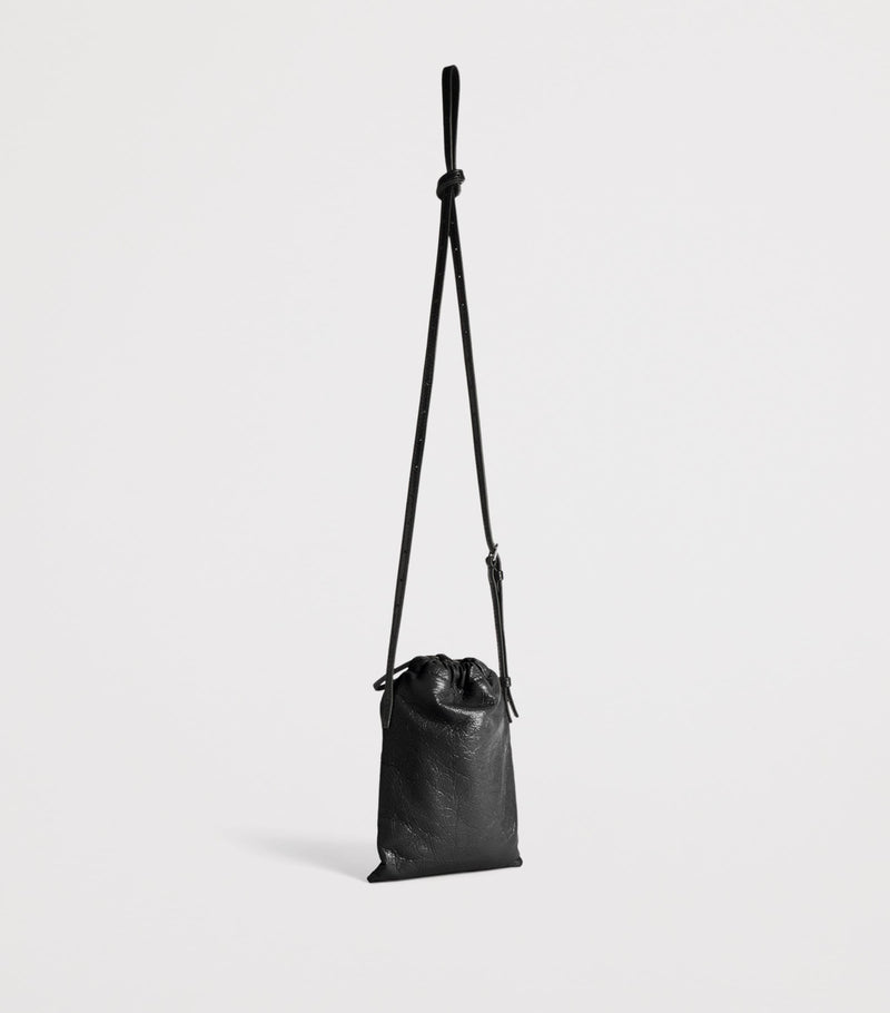 Balenciaga leather shopper phone holder - British product