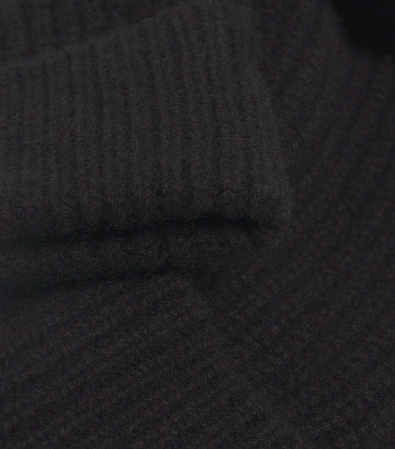 Yves Salomon children's cashmere pom-pom beanie (British brand)