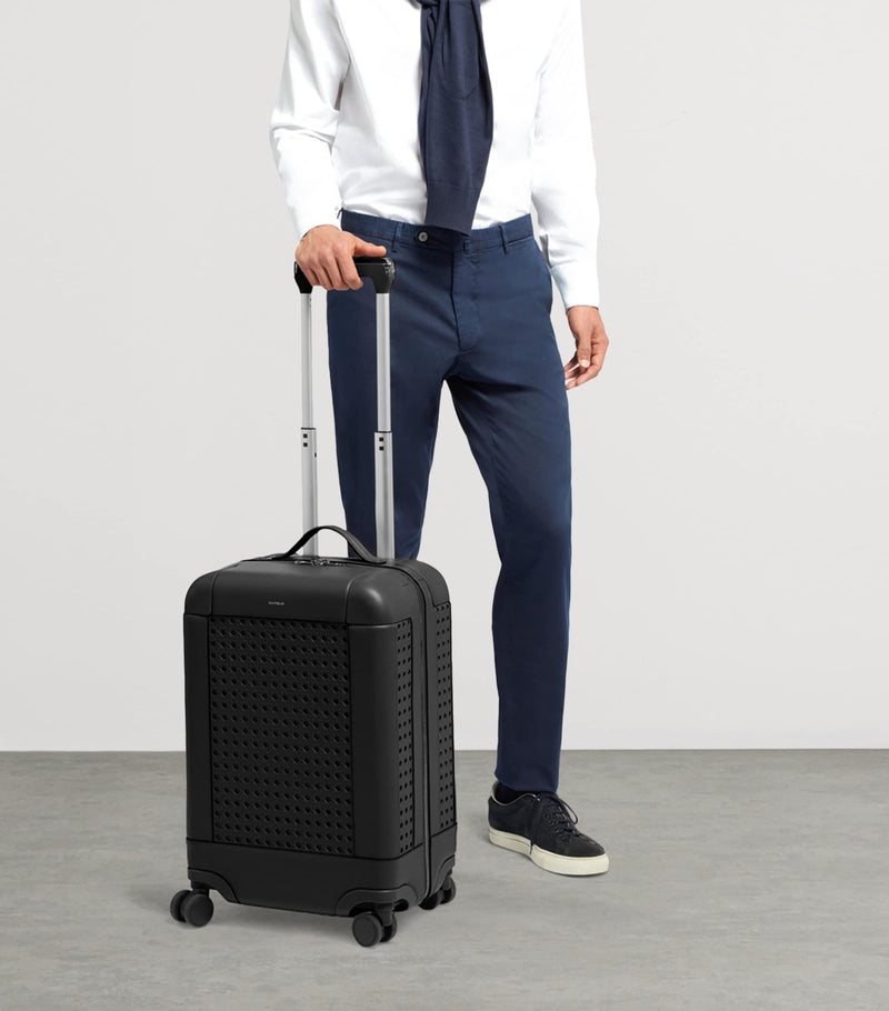 Aviteur leather carry-on suitcase 55cm - British product