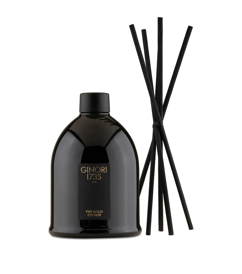 Ginori 1735 The Gold Crown room diffuser refill set (British brand)
