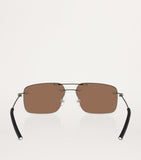 Moncler Steel Doppler sunglasses Italian design, imported from the UK