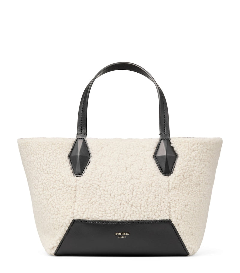 Jimmy Choo Diamond Small Shearling Tote Bag, UK version