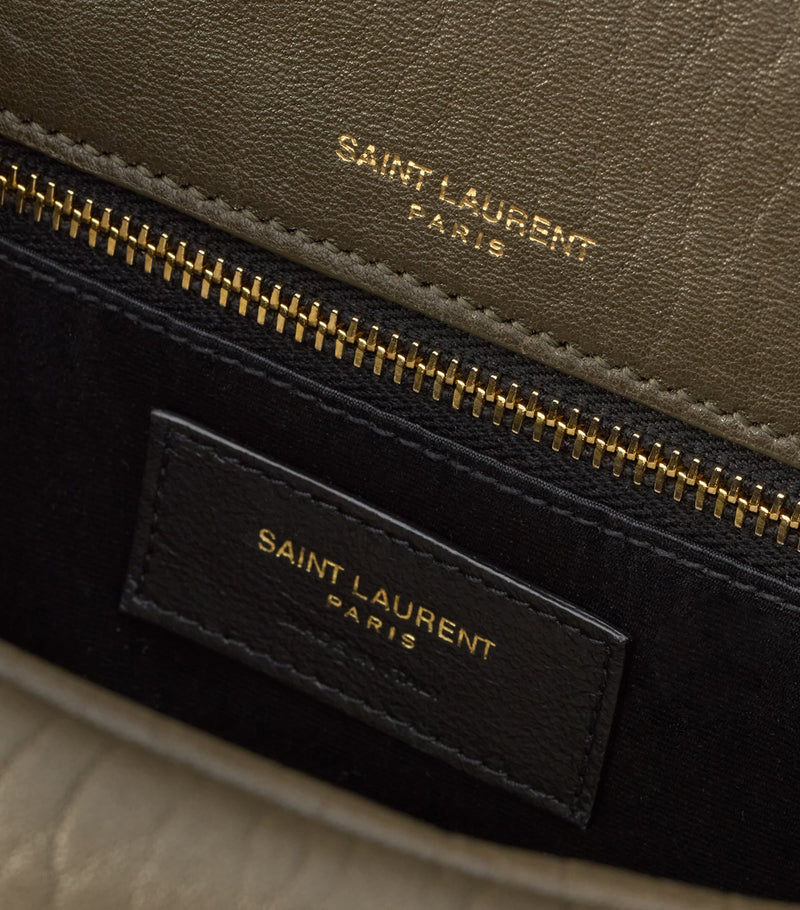 Saint Laurent medium Calypso shoulder bag, imported from the UK