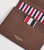 Thom Browne double leather card holder 10x9cm (British brand)