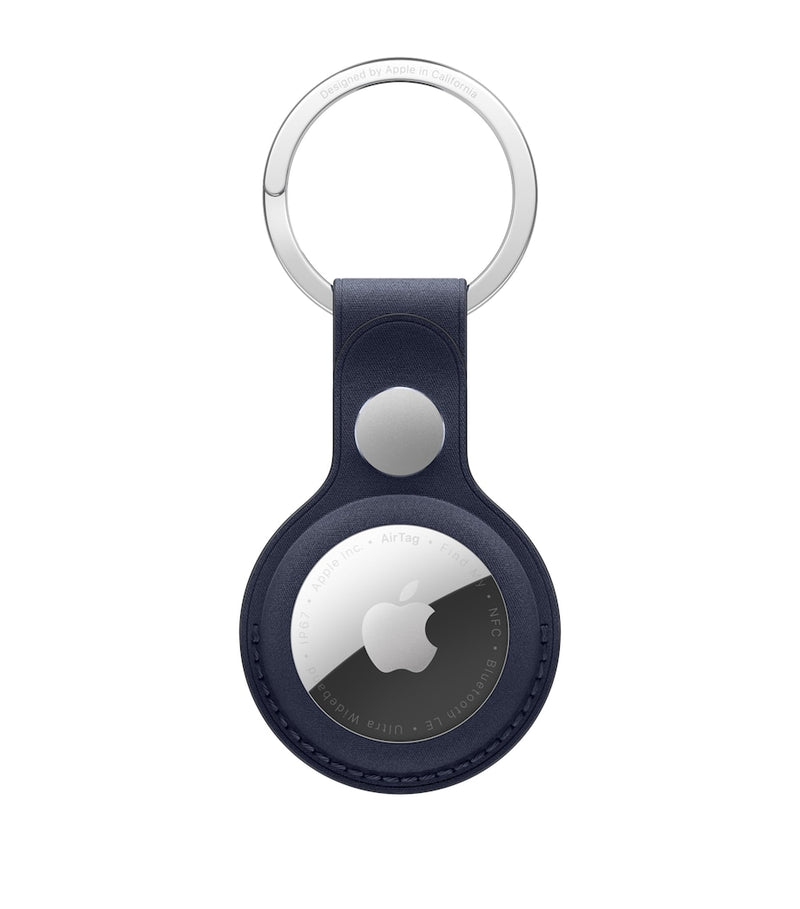 Apple FineWoven Key Ring AirTag accessory, imported from the UK