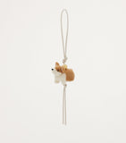 LOEWE Felt Corgi Charm keychain, UK version