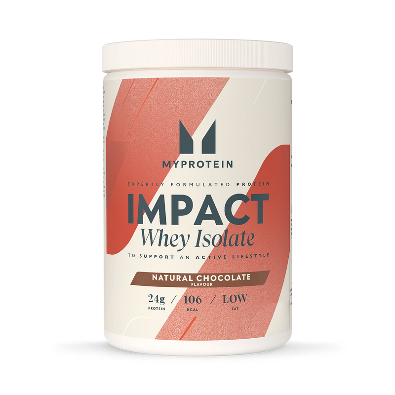 Myprotein Impact Whey Isolate Natural Chocolate 480g, imported from the UK