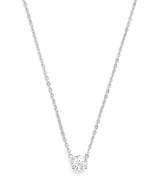 Harrods Harrods White Gold and Diamond Pendant Necklace (0.50ct)- Buy online at McGrocer