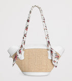 Dolce&Gabbana Raffia Capri Coppa shoulder bag, imported from the UK