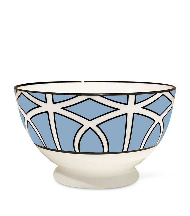 O.W. London geometric print sugar bowl 6cm diameter, imported from the UK